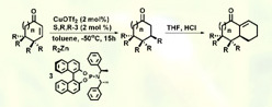 Arnold Group at UWM-Publications: Enantioselective Catalytic Reactions with Chiral Phosphoramidites-Catalytic Enantioselective Annulations via 1,4 –Addition-Aldol Cyclization of Functionalized Organozinc Reagents